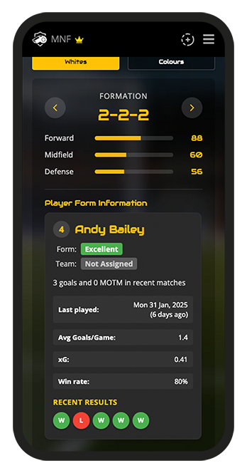 Coaches App Interface
