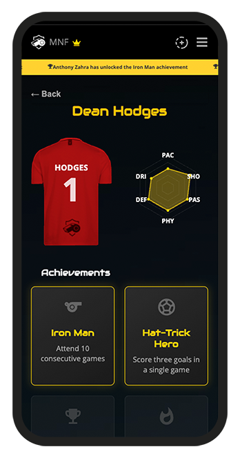 Players App Interface